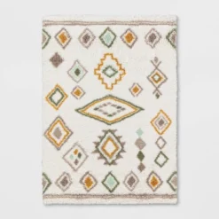 Yuma Area Kids' Rug Gold/Mint - Pillowfort™ -Children Household Items GUEST 0662dae5 196e 4ba2 b079 21793a3d4598