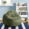 Canvas Kids' Bean Bag Green - Pillowfort™ -Children Household Items GUEST 075e470f 5605 414e 945b b6ca8ed3e6d5