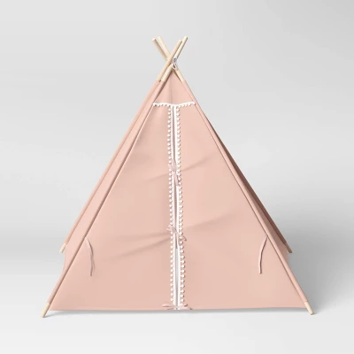 Pom Pom Kids' Tent Pink - Pillowfort™ 6 Pom Pom Kids' Tent Pink - Pillowfort™ - Image 4