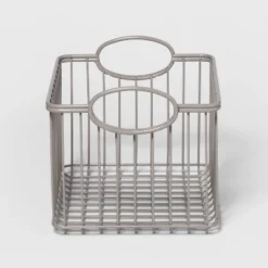 Wire Stackable Kids' Storage Basket Gray - Pillowfort™ -Children Household Items GUEST 0eed6cb5 4f5f 4d41 8876 72112c5b1a16