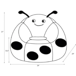 Ladybug Kids' Bean Bag Chair - Pillowfort™ -Children Household Items GUEST 1660bcba 5e0e 4df1 b7f0 9cda9c9c18e8