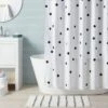 Dot Textured Kids' Shower Curtain Black - Pillowfort™ -Children Household Items GUEST 271ec68d c3c4 40f8 8b91 2d58ca14cce5