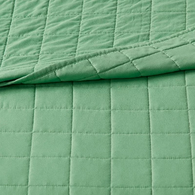 Microfiber Kids' Quilt Light Green - Pillowfort™ 5 Microfiber Kids' Quilt Light Green - Pillowfort™ - Image 3