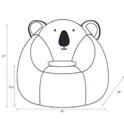 Koala Kids' Bean Bag Chair - Pillowfort™ -Children Household Items GUEST 3688780a 0be5 40a4 b824 d6f306089e25