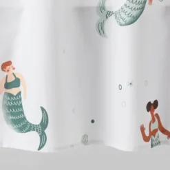 Mermaid Kids' Shower Curtain - Pillowfort™ -Children Household Items GUEST 42909db5 dda7 47c0 b901 031de96cff1e