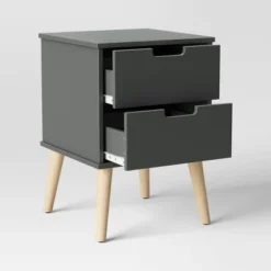 Modern Kids' Nightstand Dark Gray - Pillowfort™ -Children Household Items GUEST 459cdb43 3af5 4fcf 9b5f 80d9f464a95c