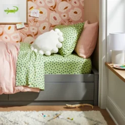 Dotted Microfiber Kids' Sheet Set - Pillowfort™ -Children Household Items GUEST 4bcff8b5 cbe1 442f 8f69 a62de108f3b1