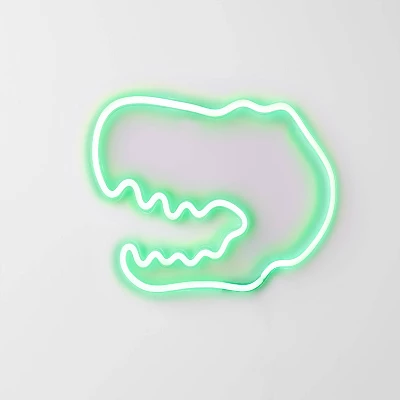 Neon Dinosaur GreenKids' Wall Decor - Pillowfort™ 5 Neon Dinosaur GreenKids' Wall Decor - Pillowfort™ - Image 3