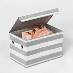 Large Rectangle Kids' Storage Striped Bin - Pillowfort™ -Children Household Items GUEST 52ac8fcf 39ee 4f39 b513 8c73a77c5a73