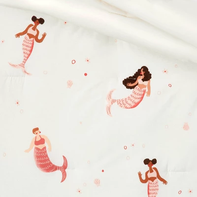 Toddler Mermaid Cotton Kids' Comforter - Pillowfort™ 4 Toddler Mermaid Cotton Kids' Comforter - Pillowfort™ - Image 2