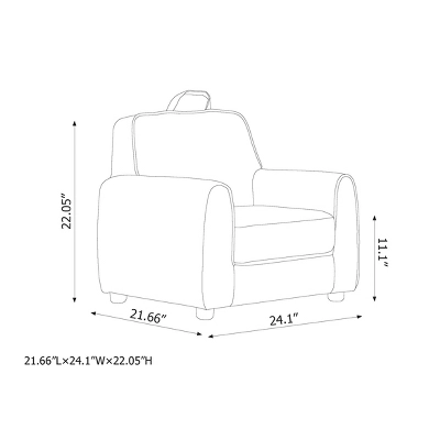 Upholstered Kids’ Chair - Pillowfort™ 7 Upholstered Kids’ Chair - Pillowfort™ - Image 5