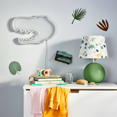 Neon Dinosaur GreenKids' Wall Decor - Pillowfort™ 4 Neon Dinosaur GreenKids' Wall Decor - Pillowfort™ - Image 2