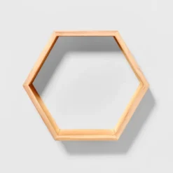 Natural Wood Hexagon Kids' Shelf - Pillowfort™ -Children Household Items GUEST 671c6bc8 098a 4ba2 824a d974e741bd3e