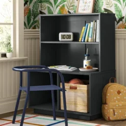 Modern Modular Kids' Bookcase Dark Gray - Pillowfort™