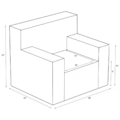 Modern Kids’ Chair - Pillowfort™ -Children Household Items GUEST 7e5d5e59 dbaa 4703 b8f2 fd7c1c9a2624