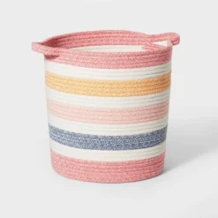 Striped Coiled Rope Kids' Storage Bin - Pillowfort™ -Children Household Items GUEST 80881529 d51b 4276 9202 2ce79d31daa0