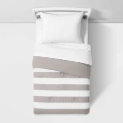 Rugby Striped Kids' Comforter Set - Pillowfort™ 14 Rugby Striped Kids' Comforter Set - Pillowfort™ -Children Household Items GUEST 8296e28d 3b12 4342 acb0 a8b3292b15a4