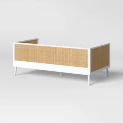 Rattan And Wood Kids' Daybed White - Pillowfort™ -Children Household Items GUEST 8444560c 58cf 4c96 81de faa1dbba6859