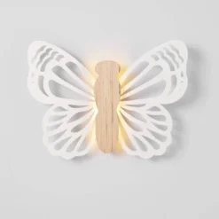 Butterfly Wood Lit Kids' Wall Decor Cream - Pillowfort™ -Children Household Items GUEST 854d9d30 8784 44c0 8ca3 55d8d9c0bc7f