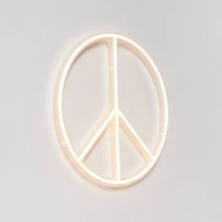 Peace Neon Kids' Wall Decor - Pillowfort™ -Children Household Items GUEST 8760d761 38ac 400d bbca 2f8c901697c9