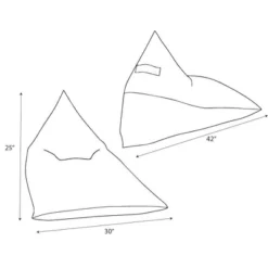 Triangle Lounge Kids’ Chair - Pillowfort™ -Children Household Items GUEST 8a0c4c85 7960 4d15 b36c b9e388edfa05