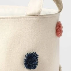 Pom-Pom Kids' Storage Basket Cream - Pillowfort™ -Children Household Items GUEST 8e22ad91 8987 426d b2cc 783a50f4718b