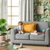 Upholstered Kids' Sofa Gray - Pillowfort™ -Children Household Items GUEST 916f74db 27a9 444c 94f1 651e6c99f317