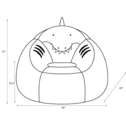 Shark Kids' Bean Bag Chair - Pillowfort™ -Children Household Items GUEST 9206efb8 2779 412a ab14 c441158e542e