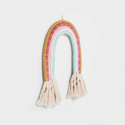 Rainbow Rope Hanging Kids' Wall Decor - Pillowfort™ 4 Rainbow Rope Hanging Kids' Wall Decor - Pillowfort™ - Image 2