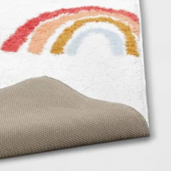 4'x5'6" Printed Rainbow Tufted Kids' Rug - Pillowfort™ -Children Household Items GUEST 96e70c2a c1d5 420d be31 aea7dfedde82