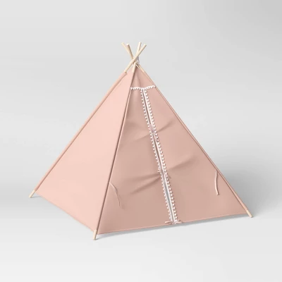 Pom Pom Kids' Tent Pink - Pillowfort™ 4 Pom Pom Kids' Tent Pink - Pillowfort™ - Image 2
