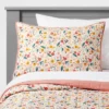 Floral Cotton Reversible Kids' Sham - Pillowfort™ -Children Household Items GUEST 9efb3a0d 6585 4343 b84c 9b7cfbed16a8