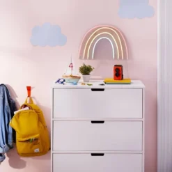 Rainbow Neon Kids' Wall Decor - Pillowfort™ -Children Household Items GUEST a5c5b923 d147 40ad 9cbf ea72124de9c8