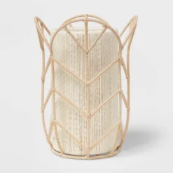Rattan Tulip Cylinder Bedside Kids' Lamp - Pillowfort™ 9 Rattan Tulip Cylinder Bedside Kids' Lamp - Pillowfort™ -Children Household Items GUEST a6a32faa 8bb7 4ba8 ae24 f9245a588589