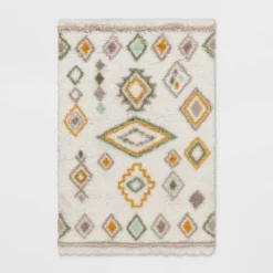 Yuma Area Kids' Rug Gold/Mint - Pillowfort™ -Children Household Items GUEST a6f3ffb4 cb02 4ee5 a7ea d6d6b75f91ab