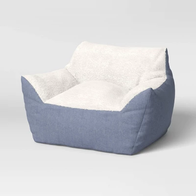 Chambray Kids’ Bean Bag Chair - Pillowfort™ 8 Chambray Kids’ Bean Bag Chair - Pillowfort™ - Image 6