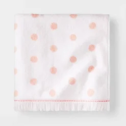 Dot Kids’ Towel Pink With SILVADUR™ Antimicrobial Technology - Pillowfort™ -Children Household Items GUEST af2bf523 da0d 4af1 98ec f853306278d7