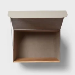 Large Natural Wood Rectangular Kids' Storage With Lid Gray - Pillowfort™ -Children Household Items GUEST afacd5d9 f967 4f16 a1f8 dee1d32dc1b0