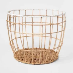 Kids' Woven Basket Natural With White Rim - Pillowfort™ -Children Household Items GUEST b46ca59a e27c 4c96 9d2e 851458f3d67a