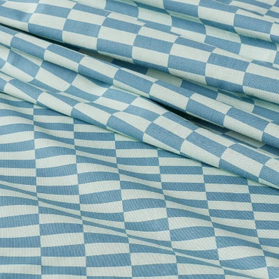 Cotton Kids' Sheet Checker - Pillowfort™ 5 Cotton Kids' Sheet Checker - Pillowfort™ - Image 3