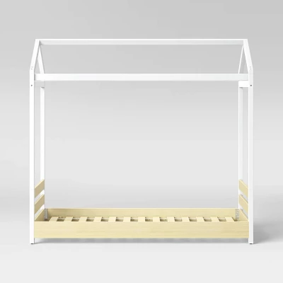 Twin House Kids' Bed White - Pillowfort™ 3 Twin House Kids' Bed White - Pillowfort™