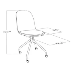 Rolling Kids' Desk Chair - Pillowfort™ -Children Household Items GUEST c506529f 509a 4830 adac 351a76fbb9d6