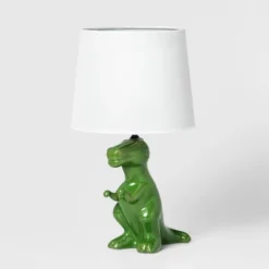 Dinosaur Kids' Table Lamp Green - Pillowfort™ 11 Dinosaur Kids' Table Lamp Green - Pillowfort™ -Children Household Items GUEST cac86f5f 7976 4338 a4ff da1c7dbc99cb