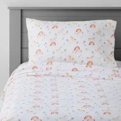 Unicorn Cotton Kids' Sheet Set - Pillowfort™ 9 Unicorn Cotton Kids' Sheet Set - Pillowfort™ -Children Household Items GUEST cad551e2 006e 4686 a716 d5d65a113198