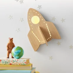 Rocket Wood Lit Kids' Wall Decor - Pillowfort™ 11 Rocket Wood Lit Kids' Wall Decor - Pillowfort™ -Children Household Items GUEST ce673589 7e04 4ff5 89dc fddaae8be98f