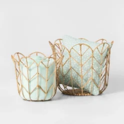 Tulip Shaped Kids' Woven Basket - Pillowfort™ -Children Household Items GUEST cedca66d 4ca2 4f0a 8899 299e8b0165b9