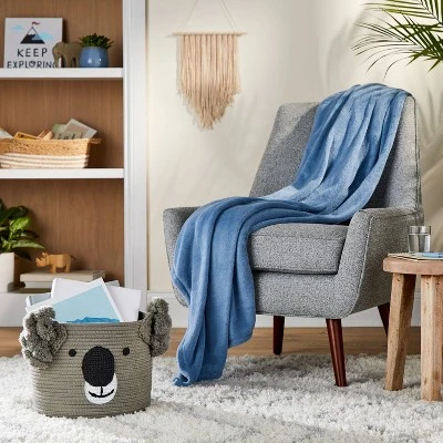 Koala Kids' Coiled Rope Basket - Pillowfort™ 2 Koala Kids' Coiled Rope Basket - Pillowfort™
