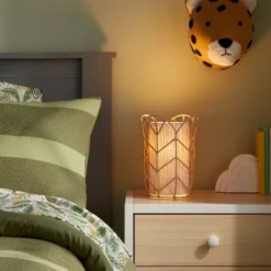 Rattan Tulip Cylinder Bedside Kids' Lamp - Pillowfort™ 7 Rattan Tulip Cylinder Bedside Kids' Lamp - Pillowfort™ -Children Household Items GUEST d3538ec0 b48e 4a7b bee3 b3b512b7e7cb