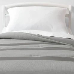 Toddler Waffle Striped Kids' Comforter - Pillowfort™ -Children Household Items GUEST d5875a89 3bd6 4ca3 847d c1bbf0c826d4