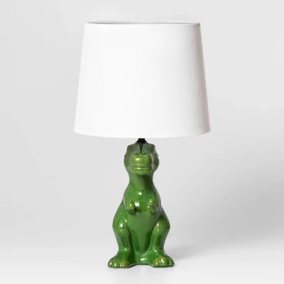 Dinosaur Kids' Table Lamp Green - Pillowfort™ 4 Dinosaur Kids' Table Lamp Green - Pillowfort™ - Image 2